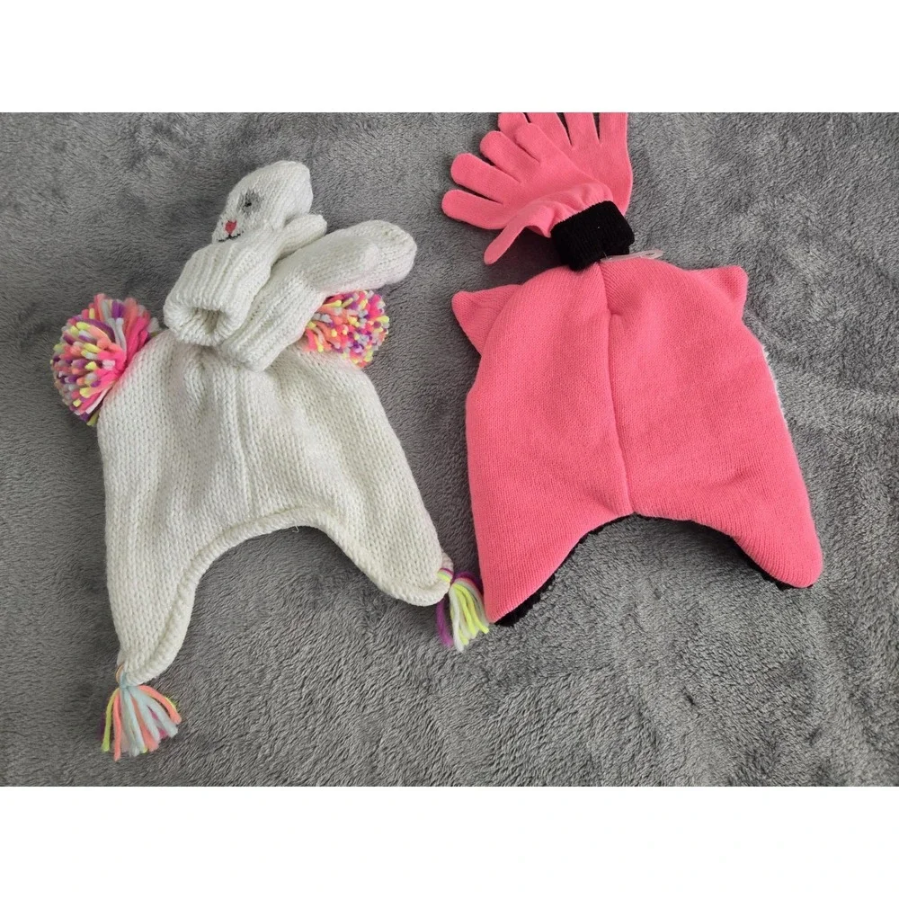 2 NWT Toddler Hat And Gloves Set Childrens Place & Faded Glory